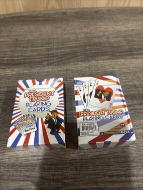 Zupa President Trump Playing Cards - Red, White & Blue 2pcs